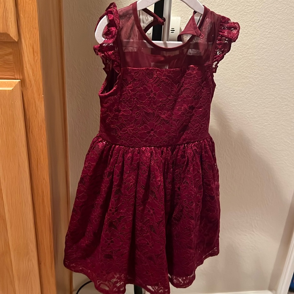 Zhenzi Red Pleated A-line Dress for Wedding Guest